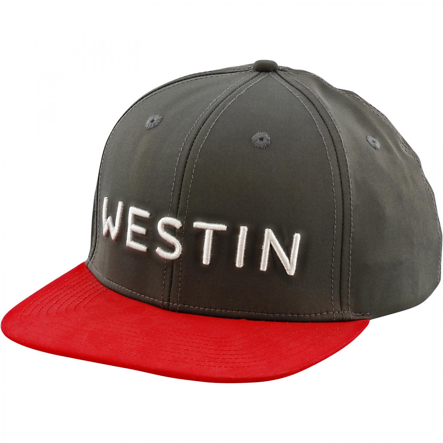  Smooth Viking One Size Cap (Grey/Red) 