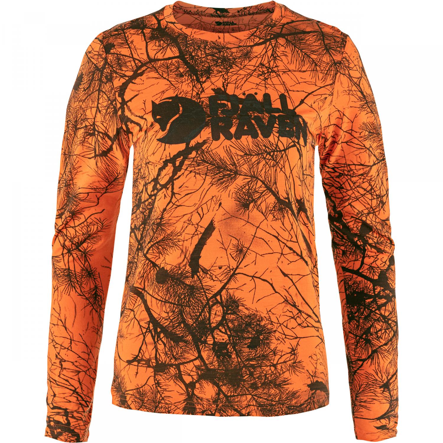  Värmland Wool LS W Damen (Orange Multi Camo) 