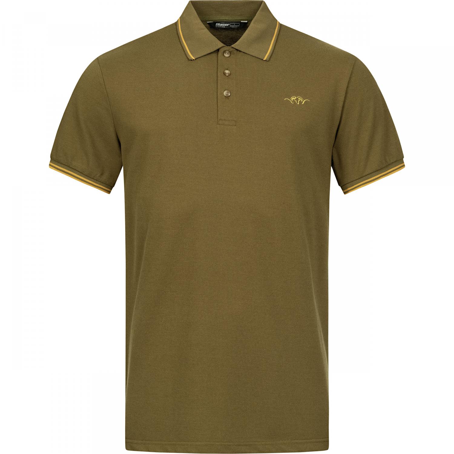 Blaser Polo Shirt 22 Herren (Dunkel Oliv) 