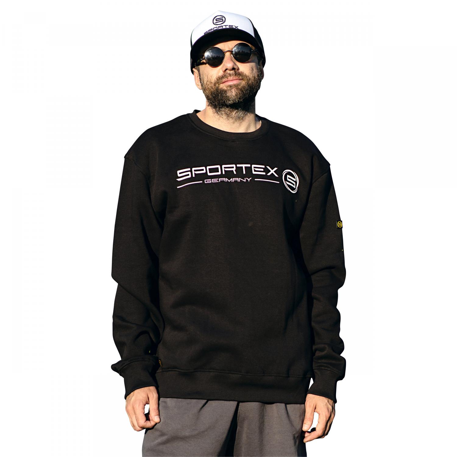  Crew Neck Shirt Herren (Black) 