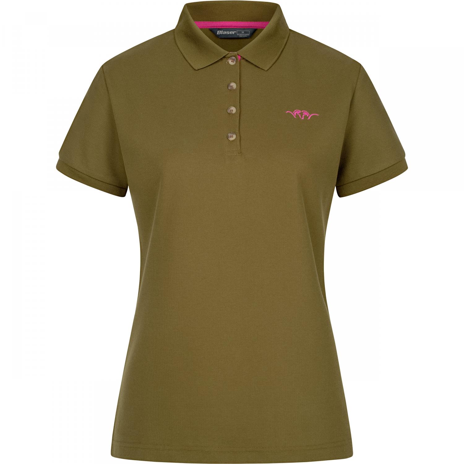  Poloshirt 25 Damen (Dunkel Oliv) 
