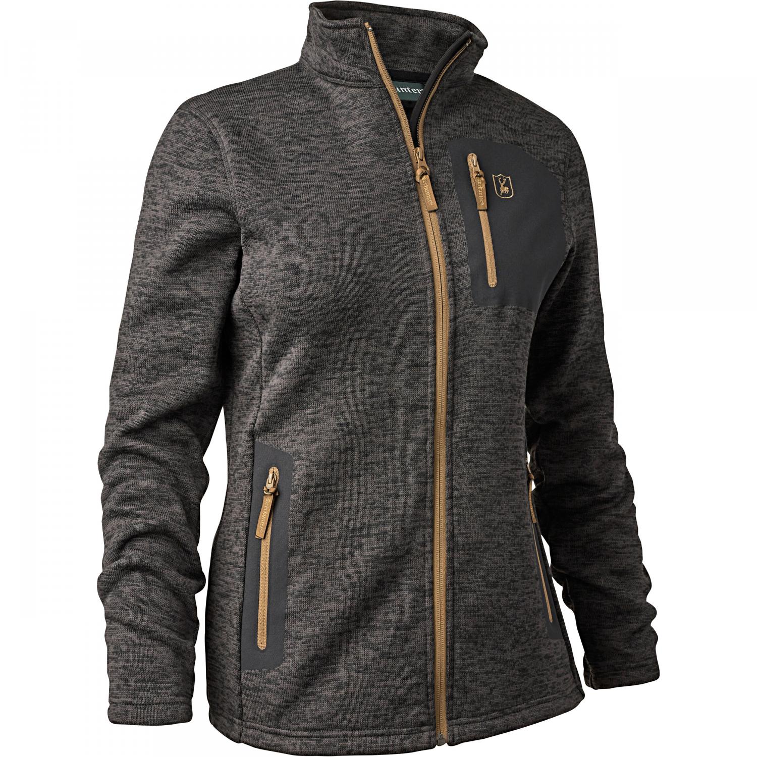  Lady Sarek Cardigan (Dark Grey Melange) 