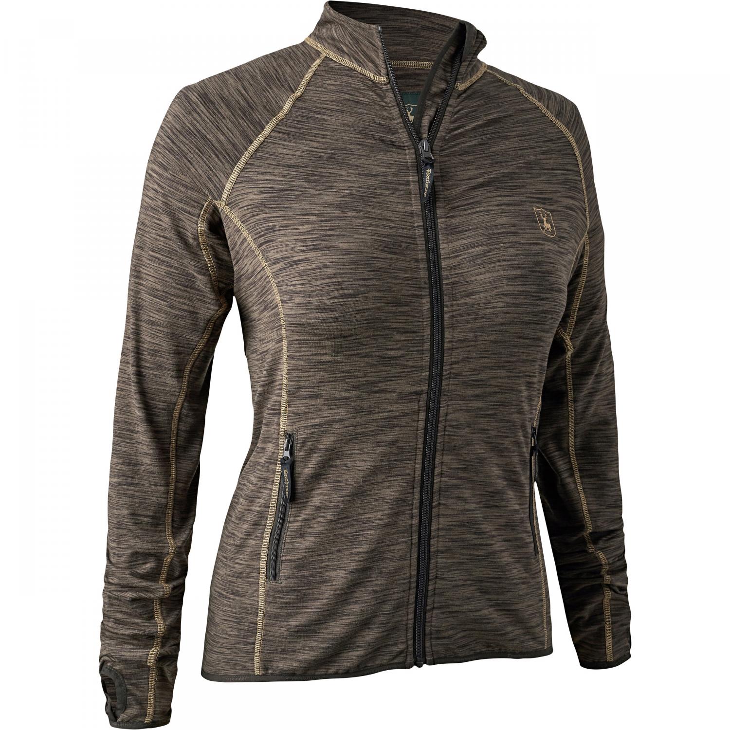  Lady Insulated Fleece Damen (Brown Melange) 