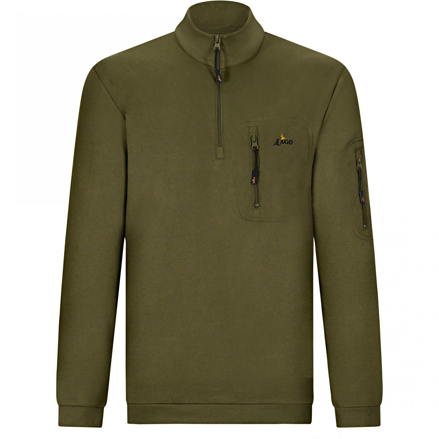  Halfzip Sweatshirt Eivinn Herren (Oliv) 