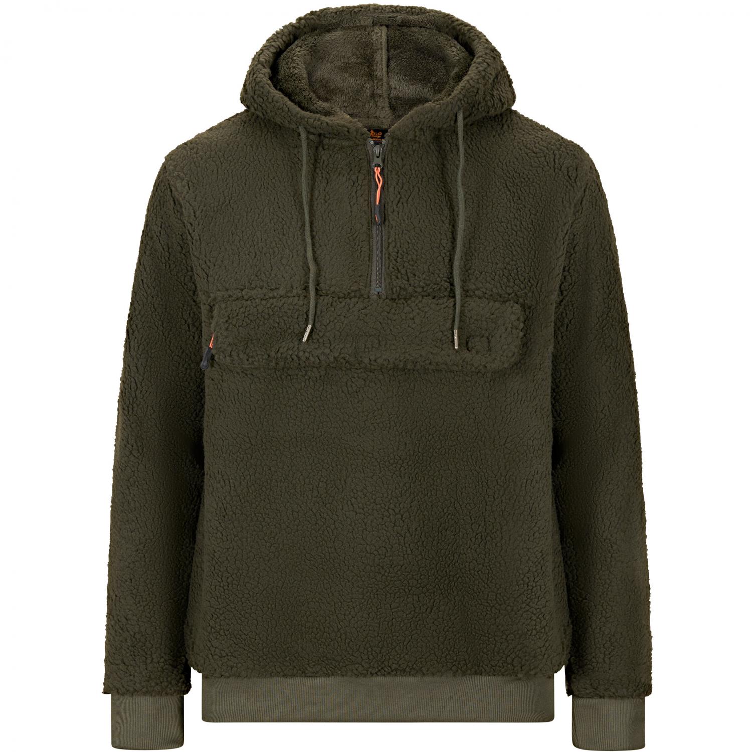 Faserpelz-Hoodie Skorgeura Herren (Oliv) 