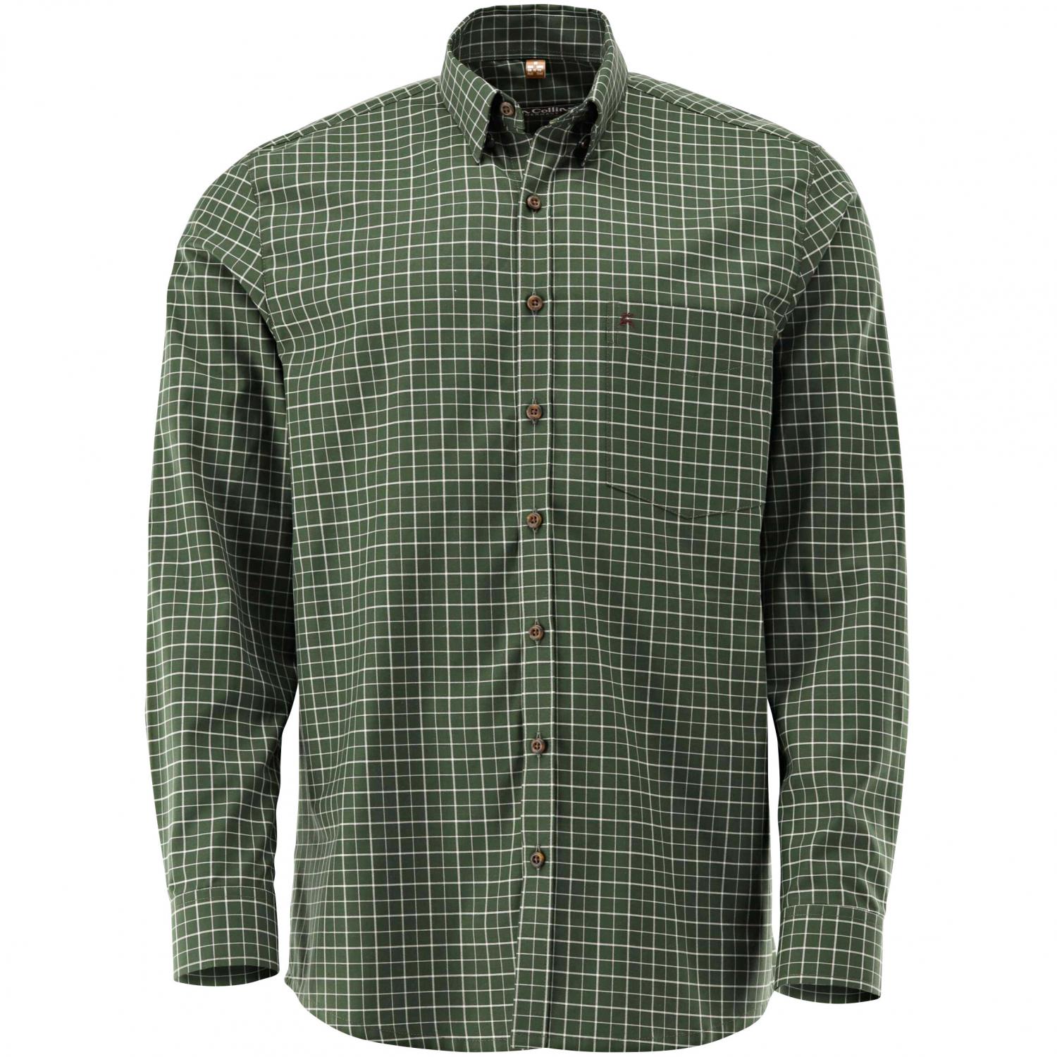  Hemd 1/1 Arm Regular Fit Herren (Trachtengrün) 