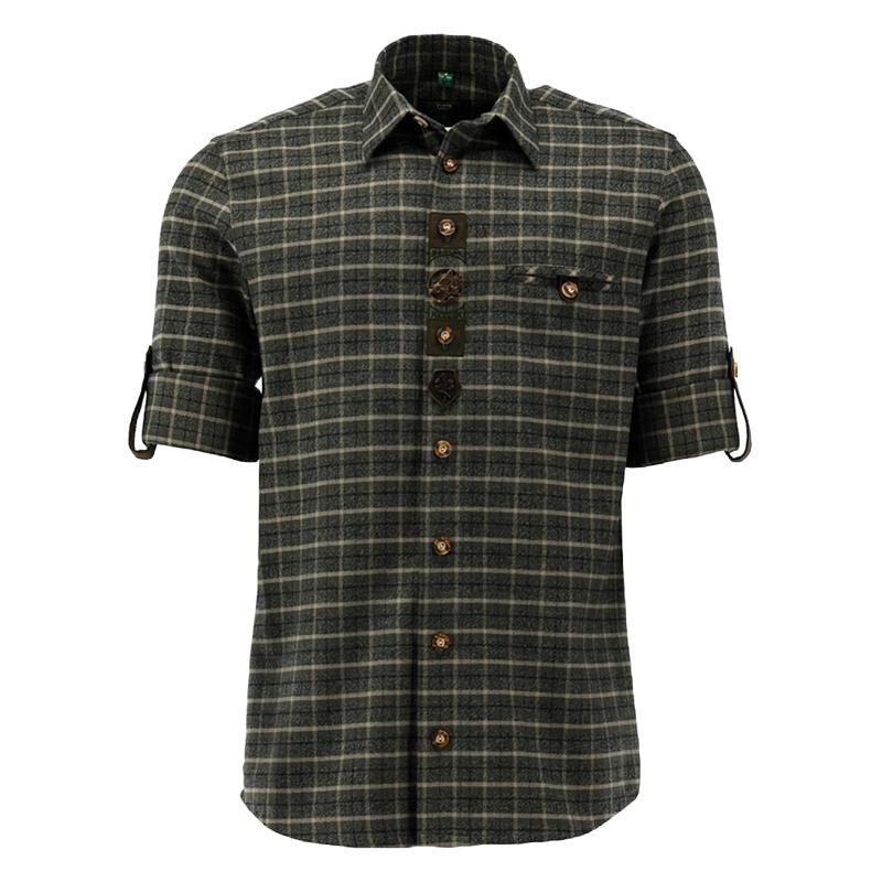  Hemd 1/1 Arm Regular Fit Herren (Trachtengrün) 
