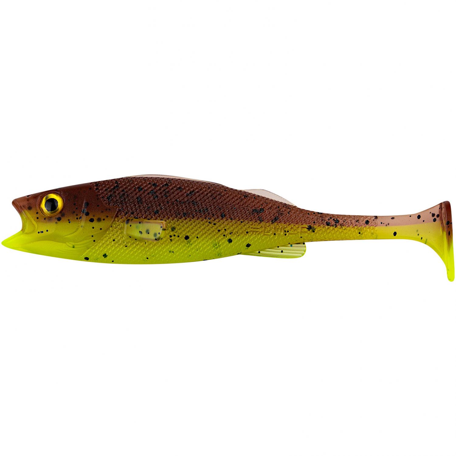  KØFI Perch Shad (Green Pumpkin Chartreuse) 