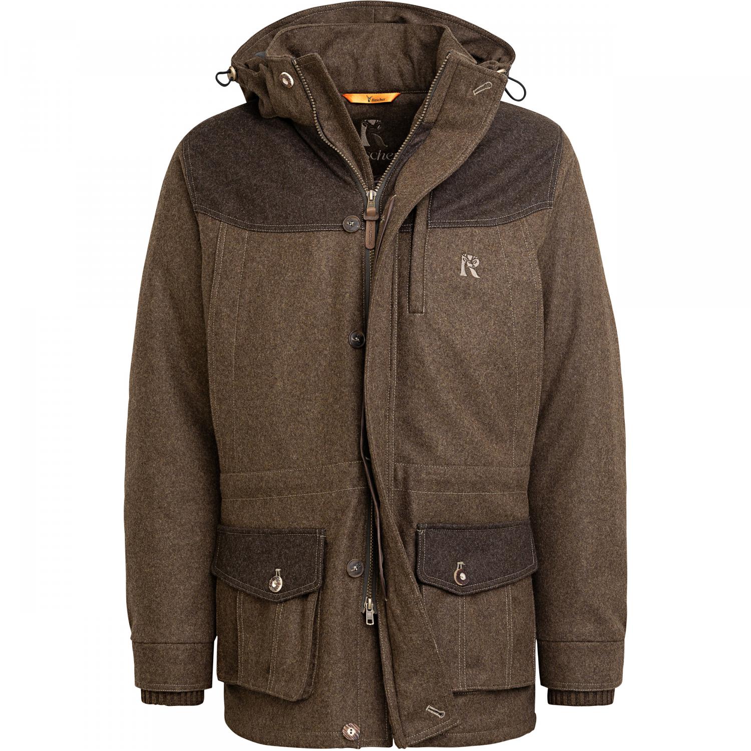  Lodenjacke mit Kapuze