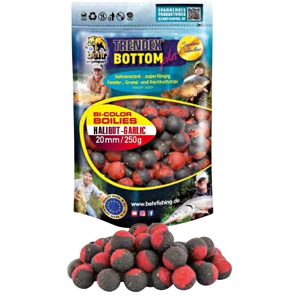  Bi-Color Boilies Trendex Bottom Plus (Halibut-Garlic) 
