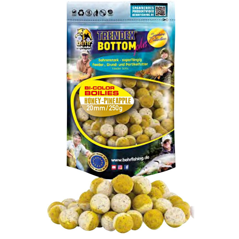  Bi-Color Boilies Trendex Bottom Plus (Honey-Pineapple) 