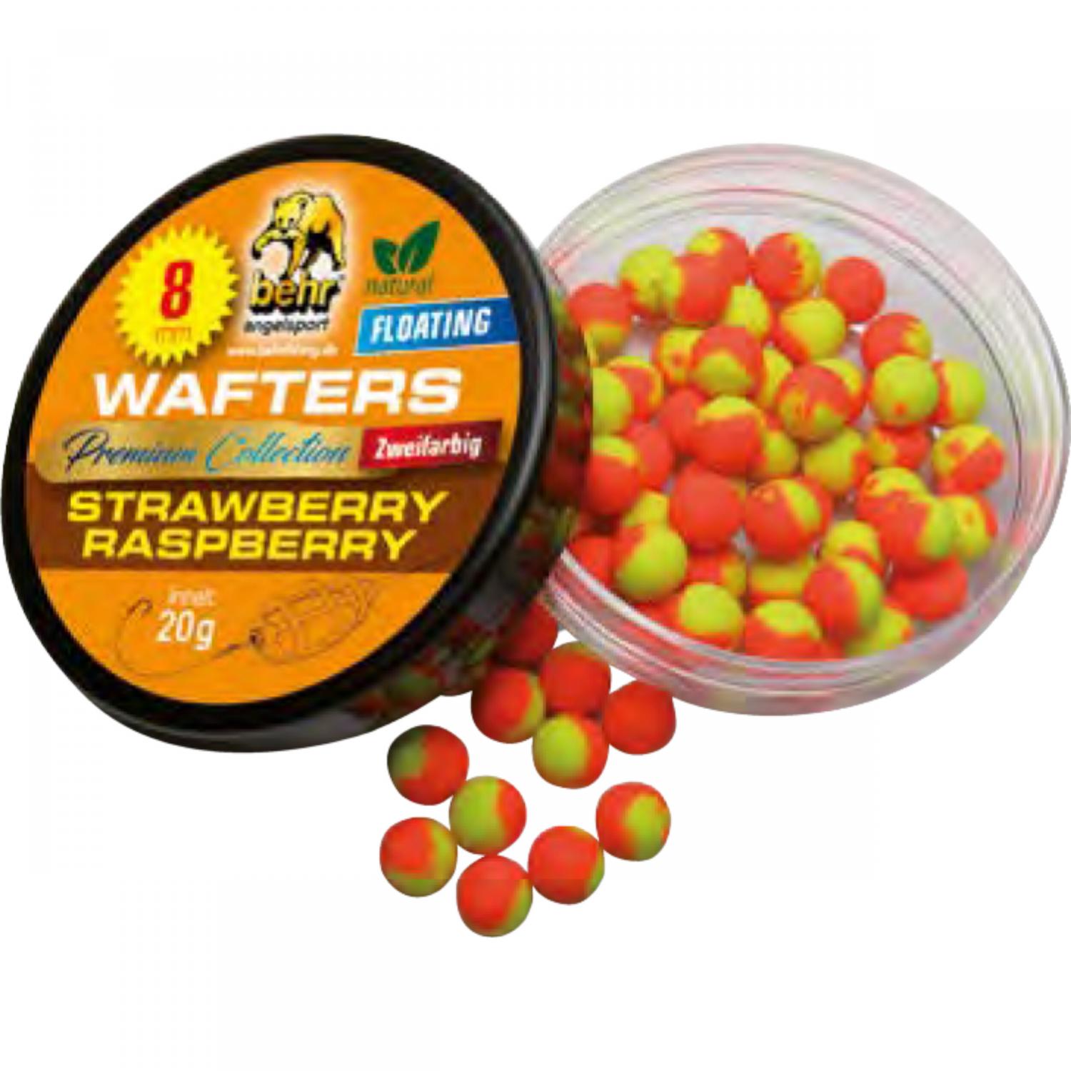  Bi-Color Floating Wafters Premium Collection (Strawberry-Raspberry) 