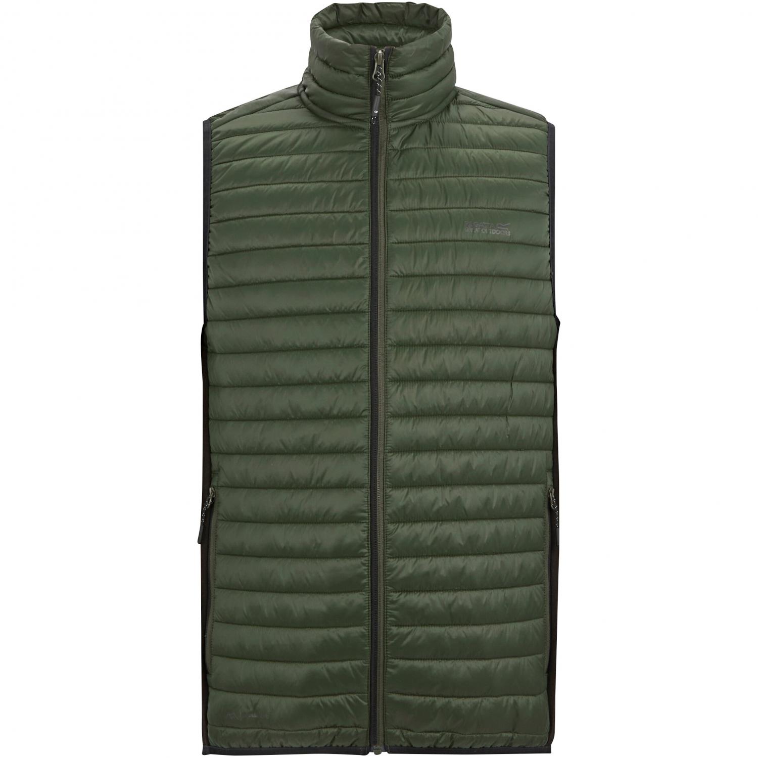  Andreson Hybrid Gilet For Men (Dark Khaki/Black) 