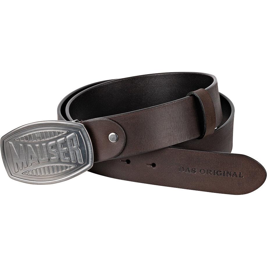 Leder Gürtel Herren (Dunkelbraun) 