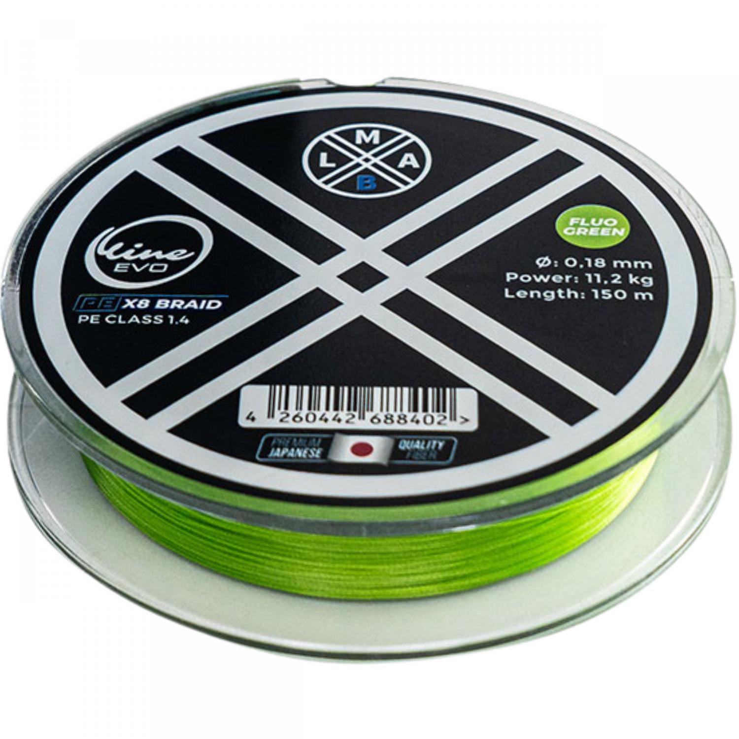  O-Line Evo PE X8 (Fluo Green) 