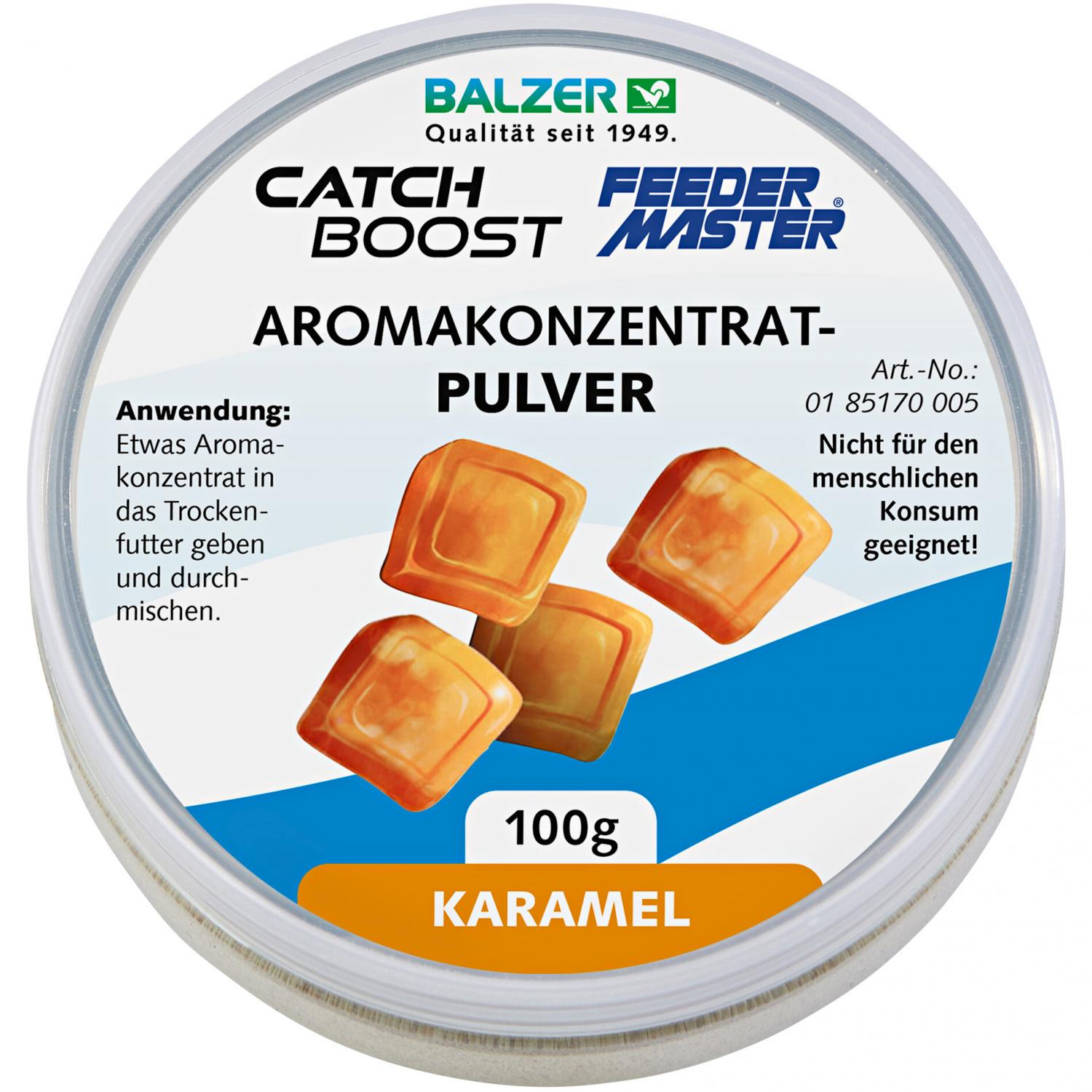 Balzer Pulver Aromakonzentrat Catch Boost (Karamell) 