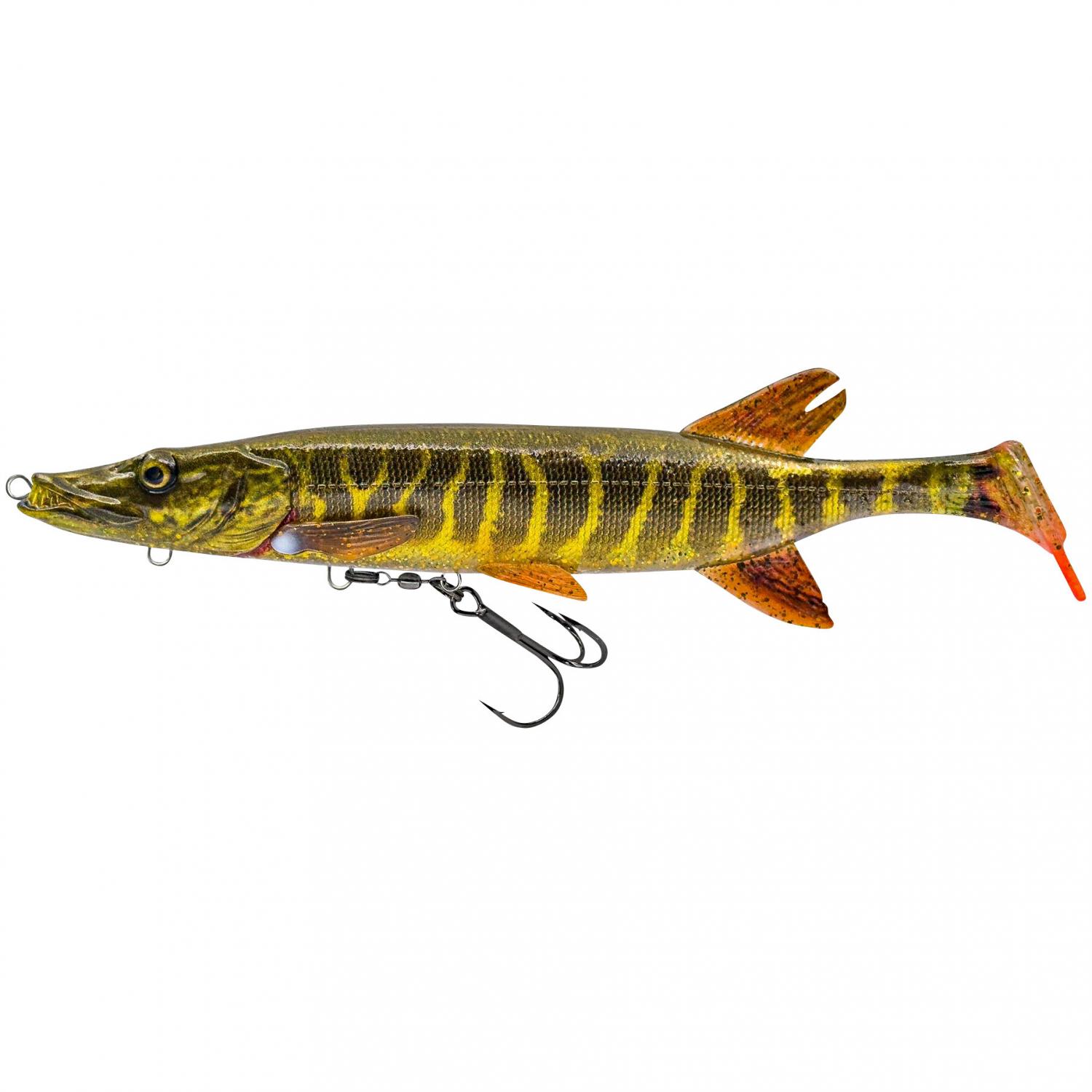  3D Pike Shad (Clear Pike) 