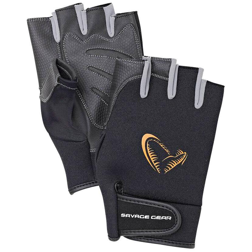  Neoprene Half Finger Gloves (Black) 