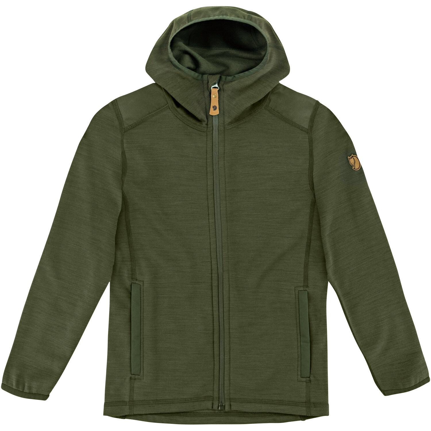  Keb Fleece Hoodie Kinder (Deep Forest) 