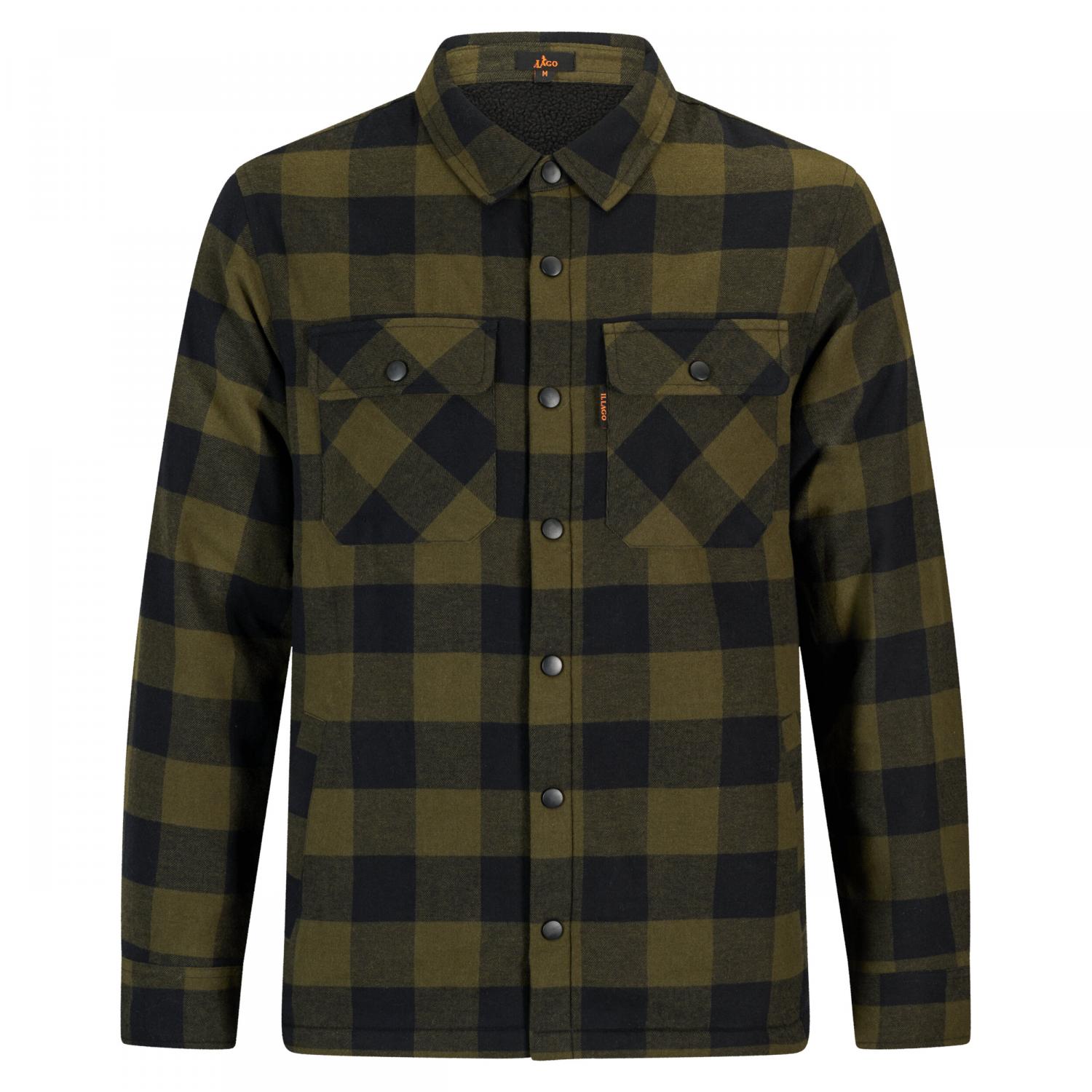  Hemd Boreal Check Herren (Oliv/Schwarz) 