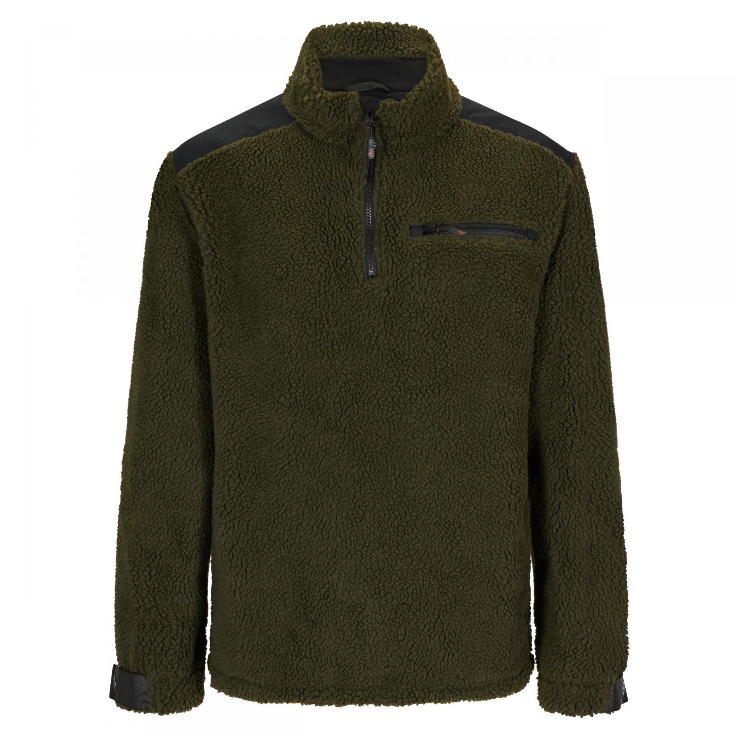  Faserpelzpullover Bergfjord Herren (Dunkel Oliv) 