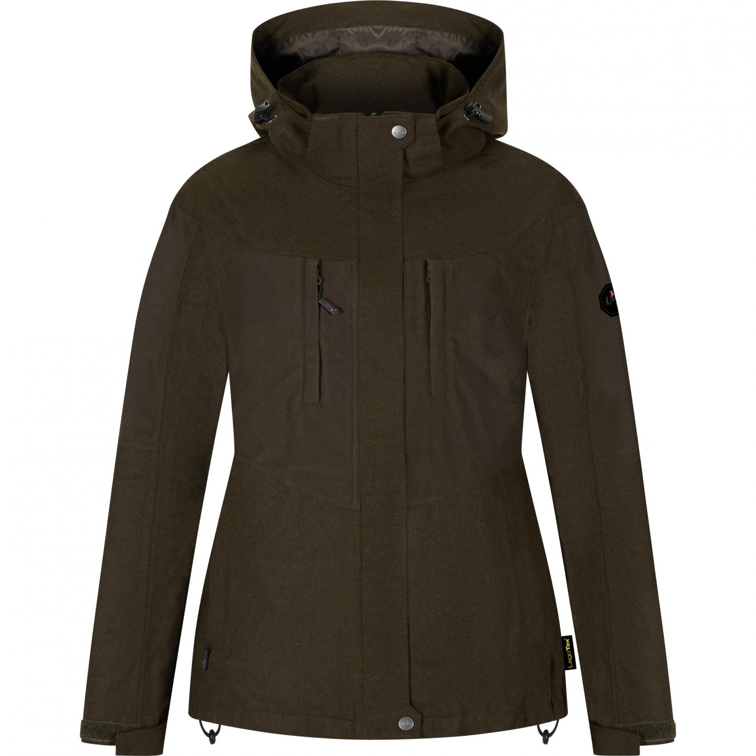  Lodenjacke Forest Core LTX Damen (Oliv/Braun) 