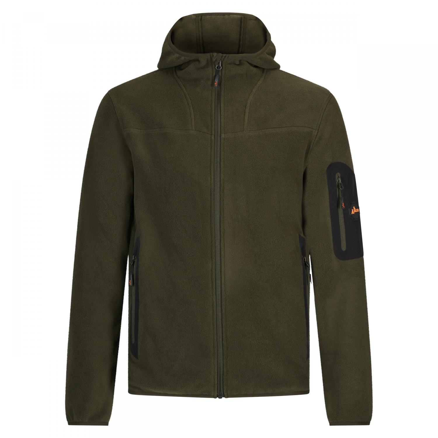  Fleecejacket Mossland Herren (Oliv) 