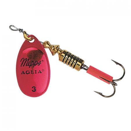 Mepps Spinner Aglia Platinum (Rot)