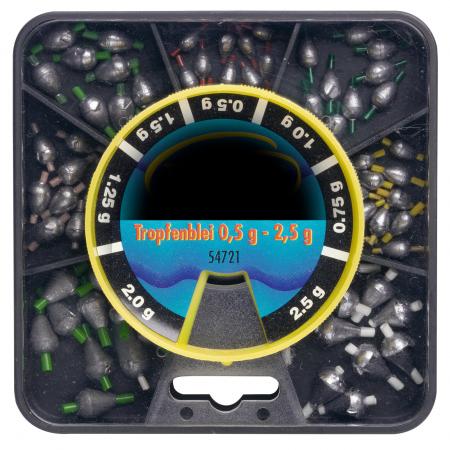 Perca Original Tropfenblei-Sortiment (0,5-2,5 g)