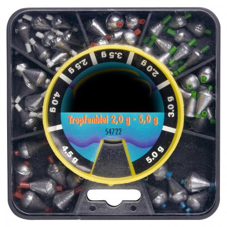 Perca Original Tropfenblei-Sortiment (2,0-5,0 g)