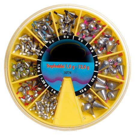 Perca Original Tropfenblei-Sortiment (1,0-13,0 g)