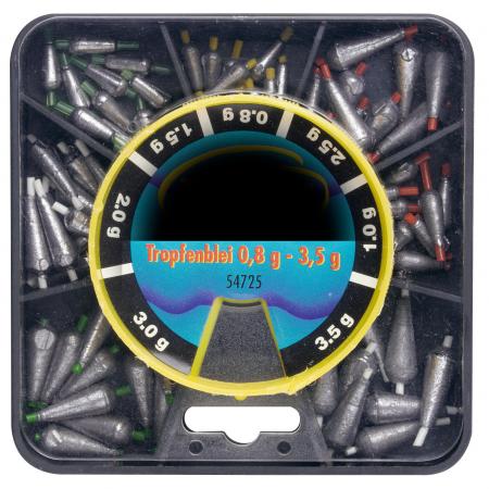 Perca Original Tropfenblei-Sortiment (0,8 - 3,5 g)