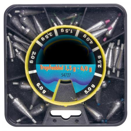 Perca Original Tropfenblei-Sortiment (1,5 - 6,0 g)