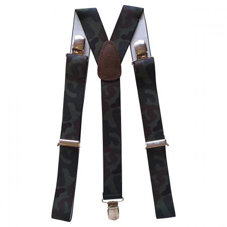 Clip-Hosenträger Unisex (Camouflage)