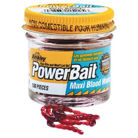  Soft Baits PowerBait Maxi Blood Worms (Zuckmückenlarven)