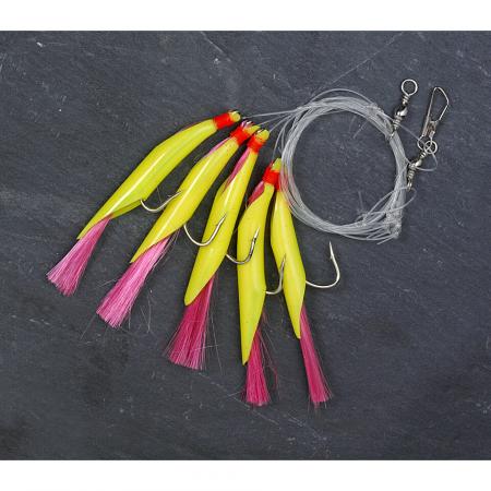  Mackerel Leader (yellow/pink)