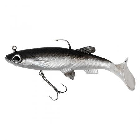  Rigged Shad Minnow (Schwarz/Silber)