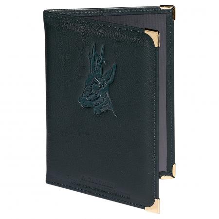 Leather Hunting Licence Case (Black)