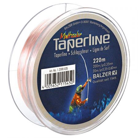  Angelschnur Taperline (multicolor, 220 m)