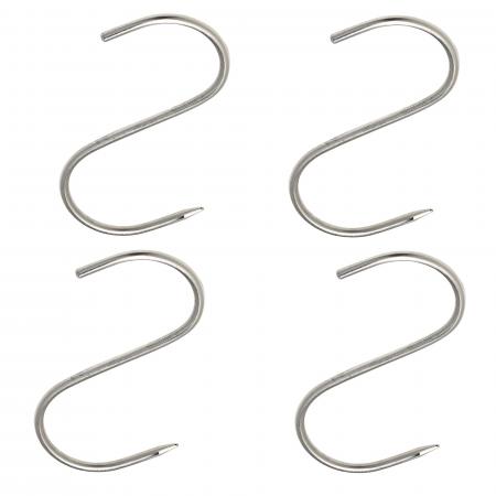 4 x Edelstahlhaken (Set)
