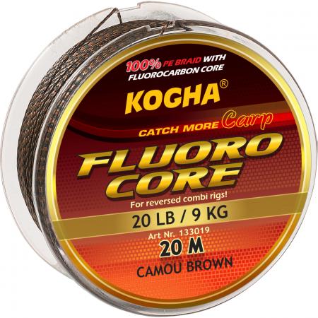  Fishing line Carp Fluoro Core (camou brown)