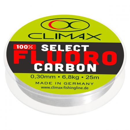 Climax Angelschnur Select Fluorocarbon (transparent, 25 m)