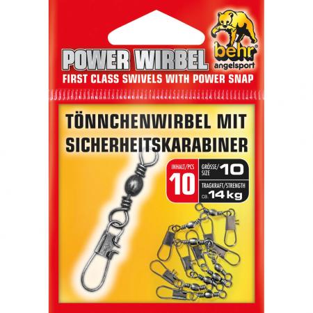  Tönnchenwirbel mit Sicherheitskarabiner