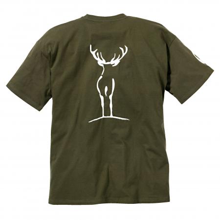  T-Shirt ‘Red Deer’ Men (Olive)