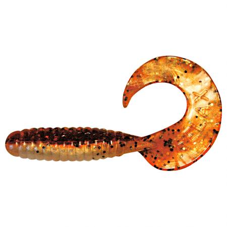 Twister Xtra Fat Grub 5,5 (Gold/Motoroil/Glitter)