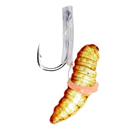 Trout Attack Angelhaken Bienenmaden Hair Rigs
