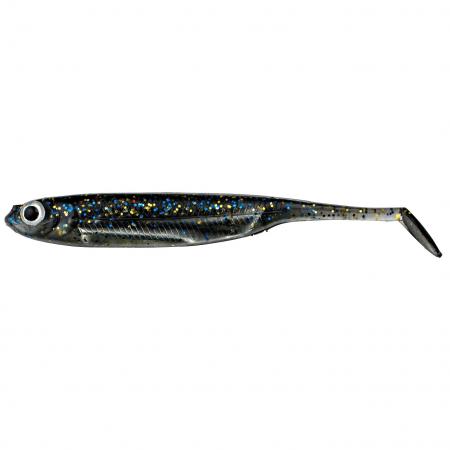  Softbait Set Drop-Shot Minnow Elritze (schwarz/glitter)