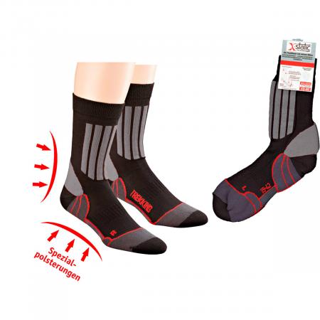  All-round sports and trekking socks unisex, with X-Static® (black) Sz. 39-42