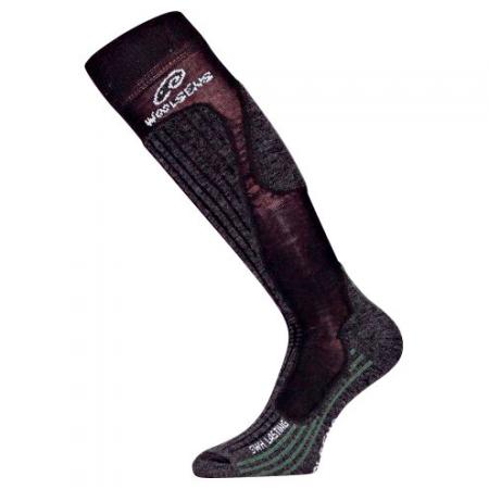  SWH Merino Knee High Ski Socks Unisex (Brown)