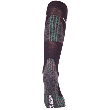  SWH Merino Knee High Ski Socks Unisex (Brown)